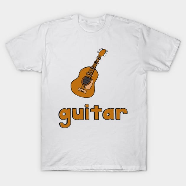 This is a GUITAR T-Shirt by roobixshoe